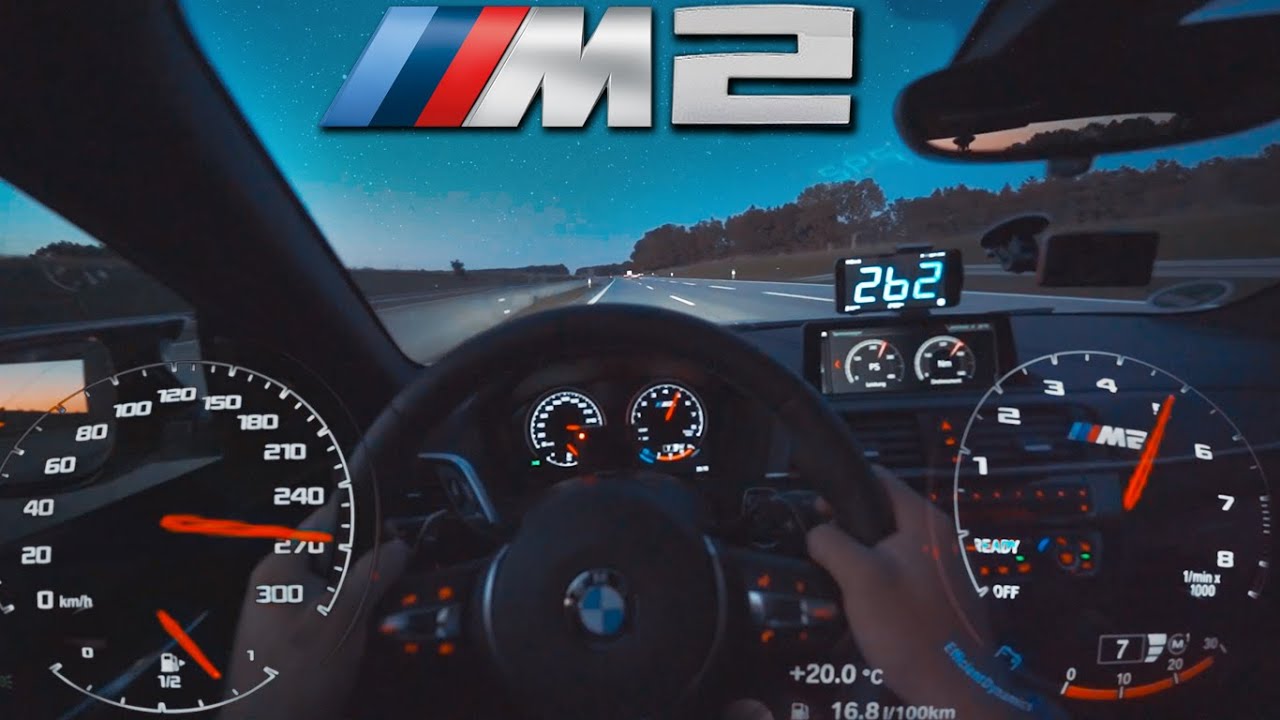Night POV | BMW M2 Competition on Autobahn✔