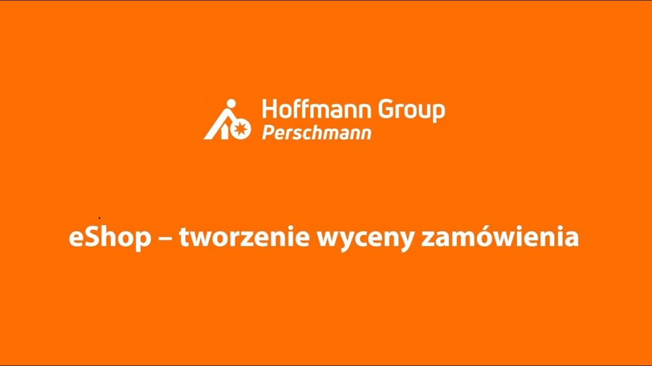 eShop Hoffmann Group Perschmann - wycena artykuł&oacute;w / zam&oacute;wienia