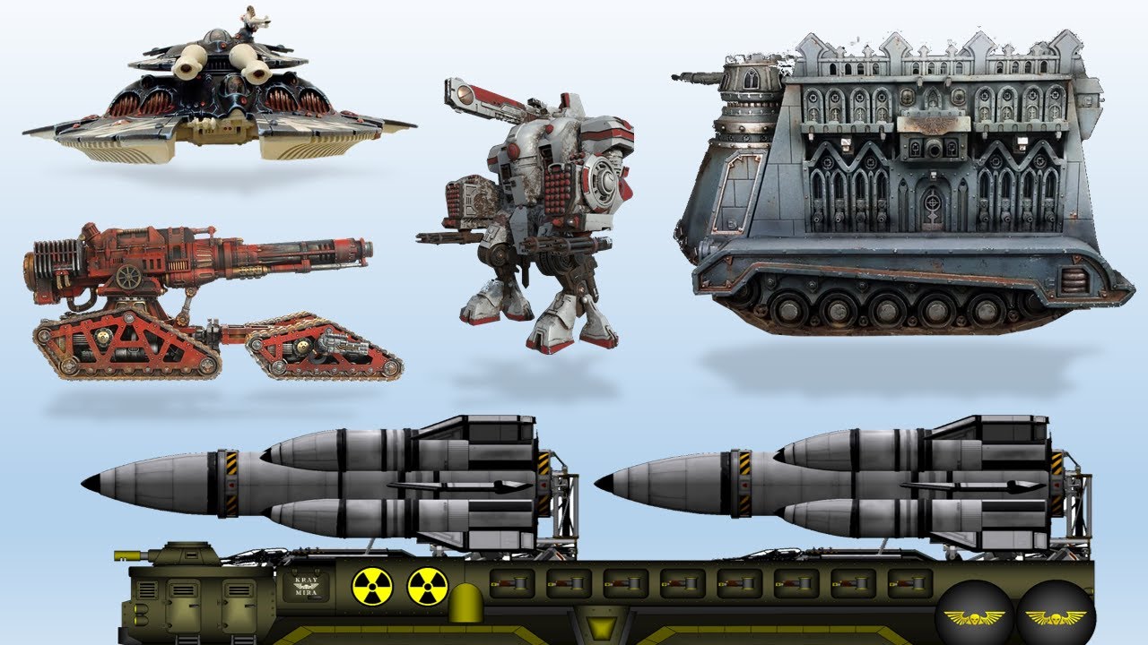 10 боевых машин и оружия для уничтожения титанов (Warhammer 40K)
