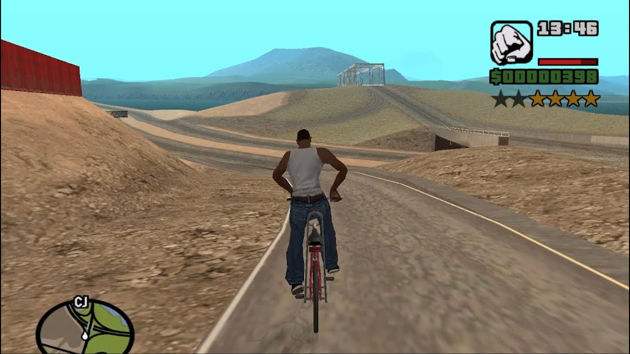 How to get a bike in Fort Carson  Las venturas at the beginning of the game - Gta San Andreas