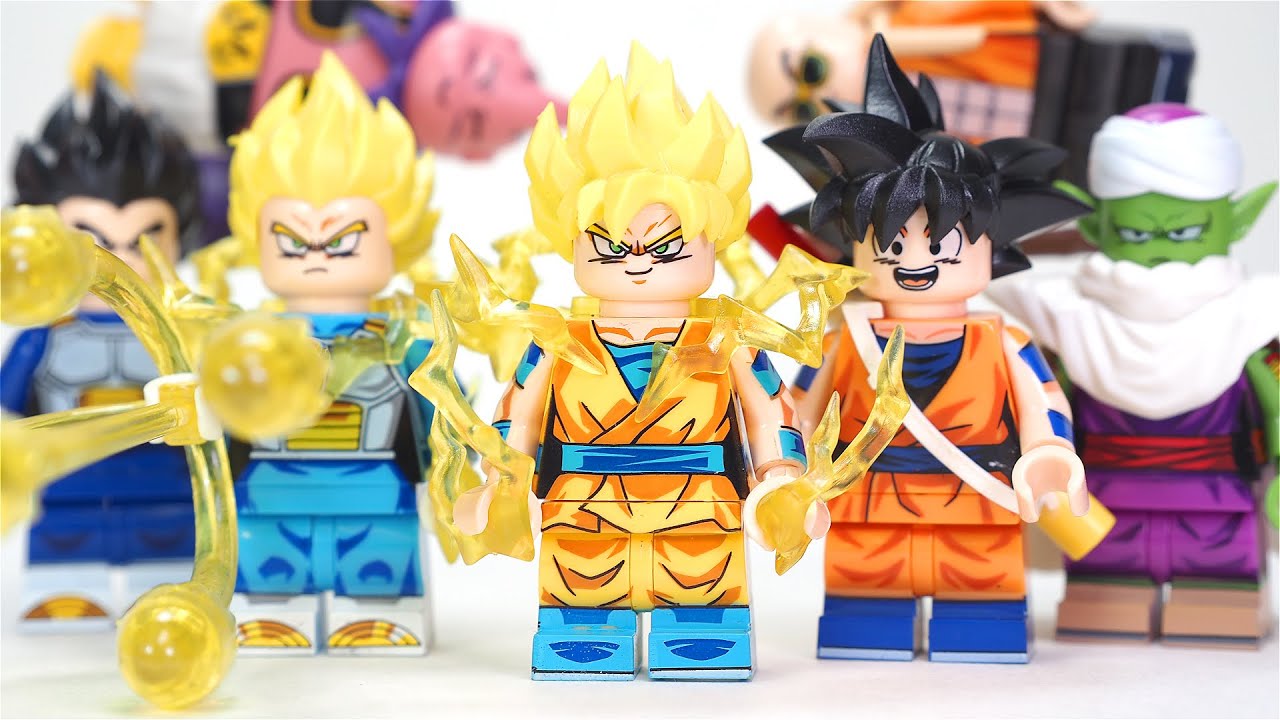 LEGO Dragon Ball DAIMA Super Saiyan Son Goku | Vegeta | Piccolo | Panzy Unofficial Lego Minifigures