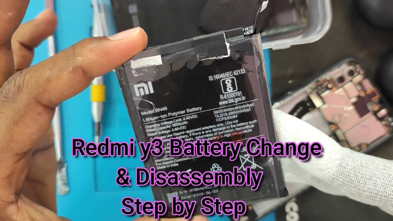 how to redmi y3 mobile battery replacement / redmi y3 trade down / redmi y3 disassembly