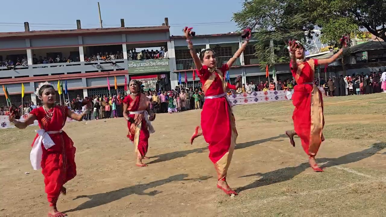 বিজয় দিবস ২০২৫ এ মাঝিড়া মডেল সপ্রাবি এর মিষ্টি শিক্ষার্থীদের সুন্দর একটি পরিবেশনা