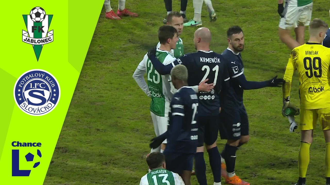 Chance Liga Highlights: FK Jablonec : 1. FC Slovácko 0:0 (21. kolo)