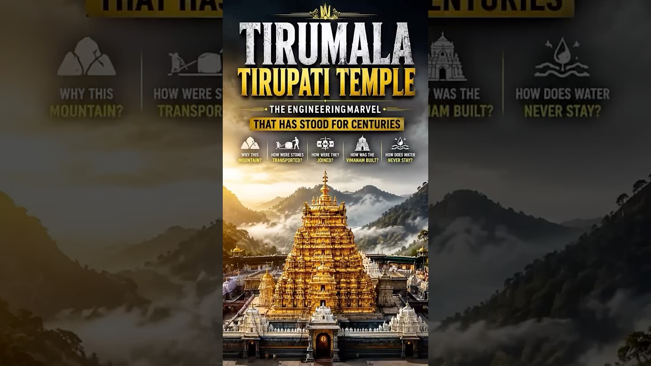 Tirumala Tirupati Temple: The Engineering Marvel Hidden Behind Faith #history