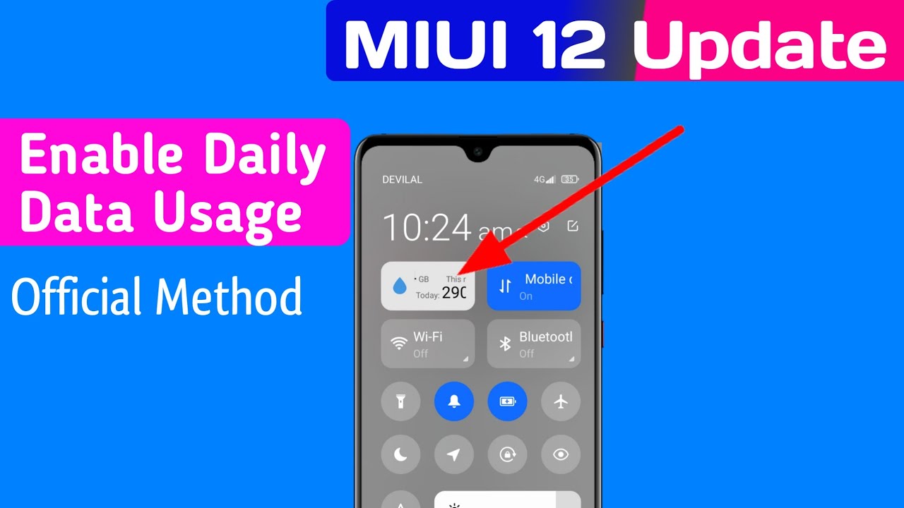 how to enable daily data usage in miui 12 || daily data usage option ko MIUI 12 me kaise enable kare