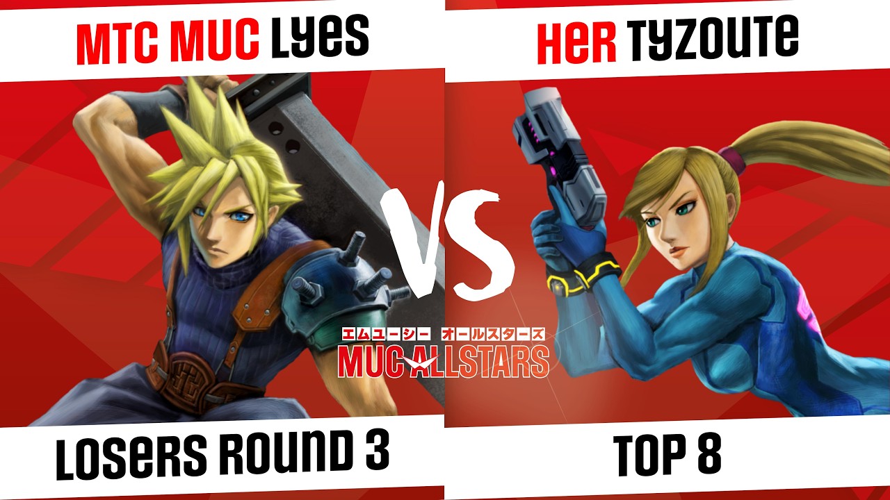 [MUC AllStars #18 - S2] Top 8 - MTC MUC | Lyes (Cloud) VS Her | Tyzoute (Zero Suit Samus)
