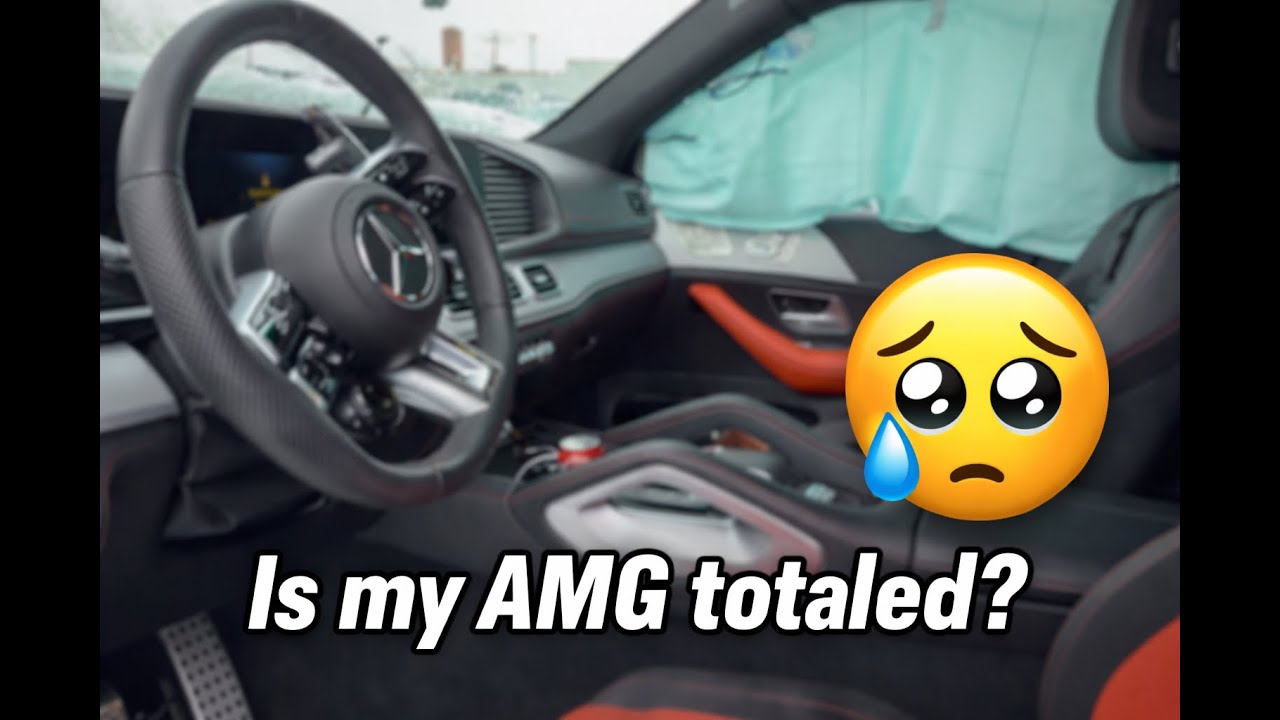 Авария на светофоре: мой AMG GLE 53 2024 года — разбит вдребезги или подлежит ремонту?