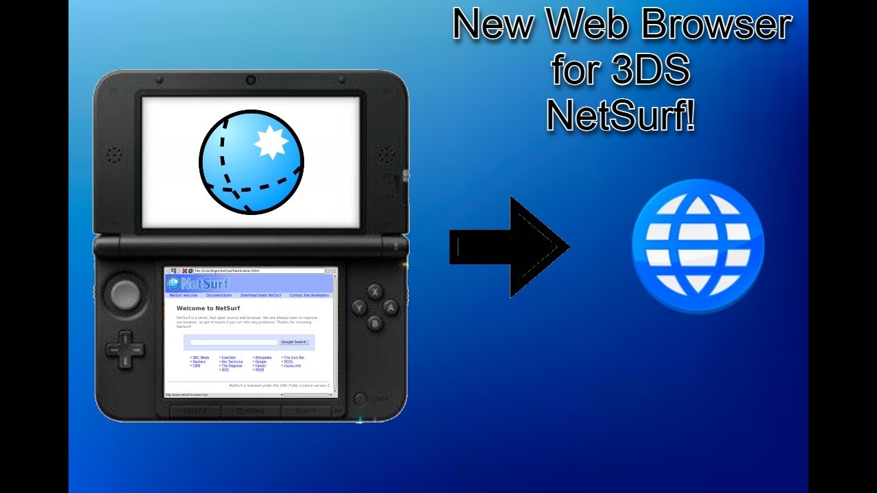 NetSurf a New Internet Browser for the 3DS!!! Installation Guide