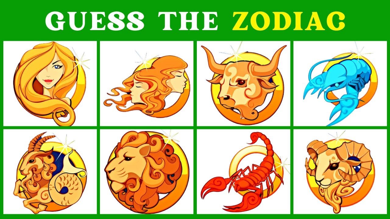 Picture Quiz - Can You Guess the Zodiac? | Zodiac Quiz | Learn Entry