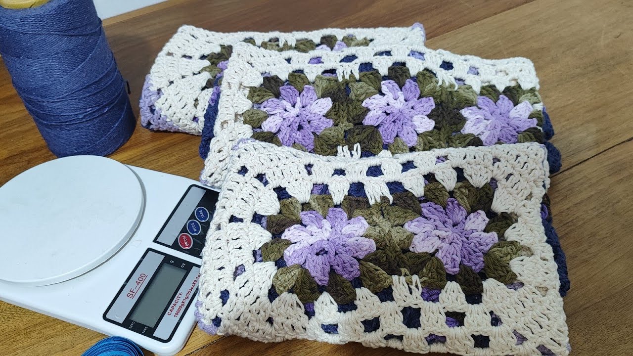 Jogo de Banheiro Crochê Lilas e Roxo 💜 🧶 