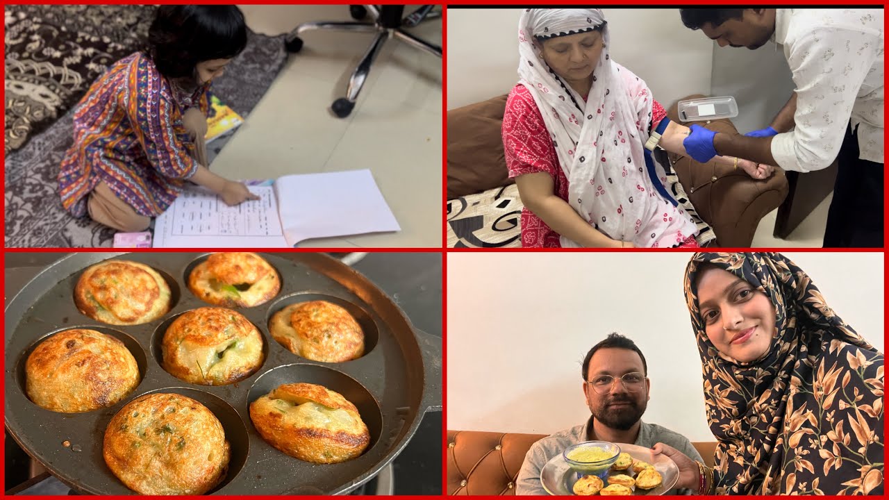 Appe Recipe Mummy ka blood test & Shoot 📸 #meenazfam #appe #recipe #emotional #viral #test #south