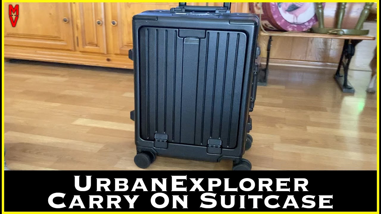 UrbanExplorer Carry On Suitcase || MumblesVideos Product Review