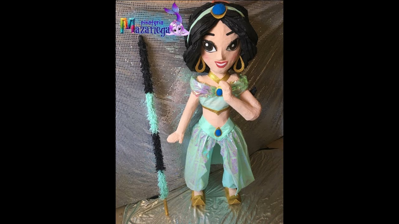 piñata de princesa jazmin