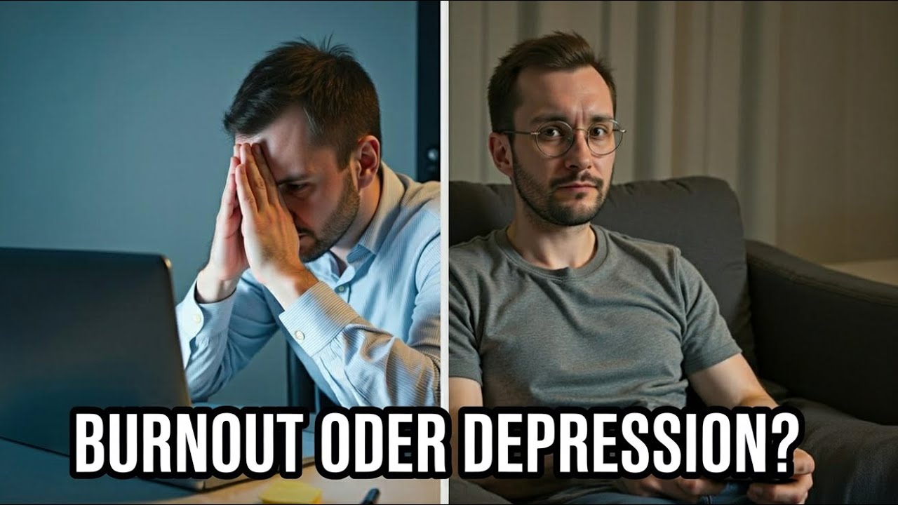 Wie man den Unterschied zwischen Depression und Burnout erkennt