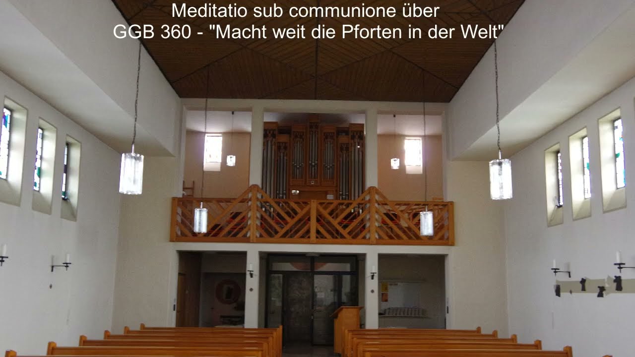 Meditatio sub communione über GGB 360  