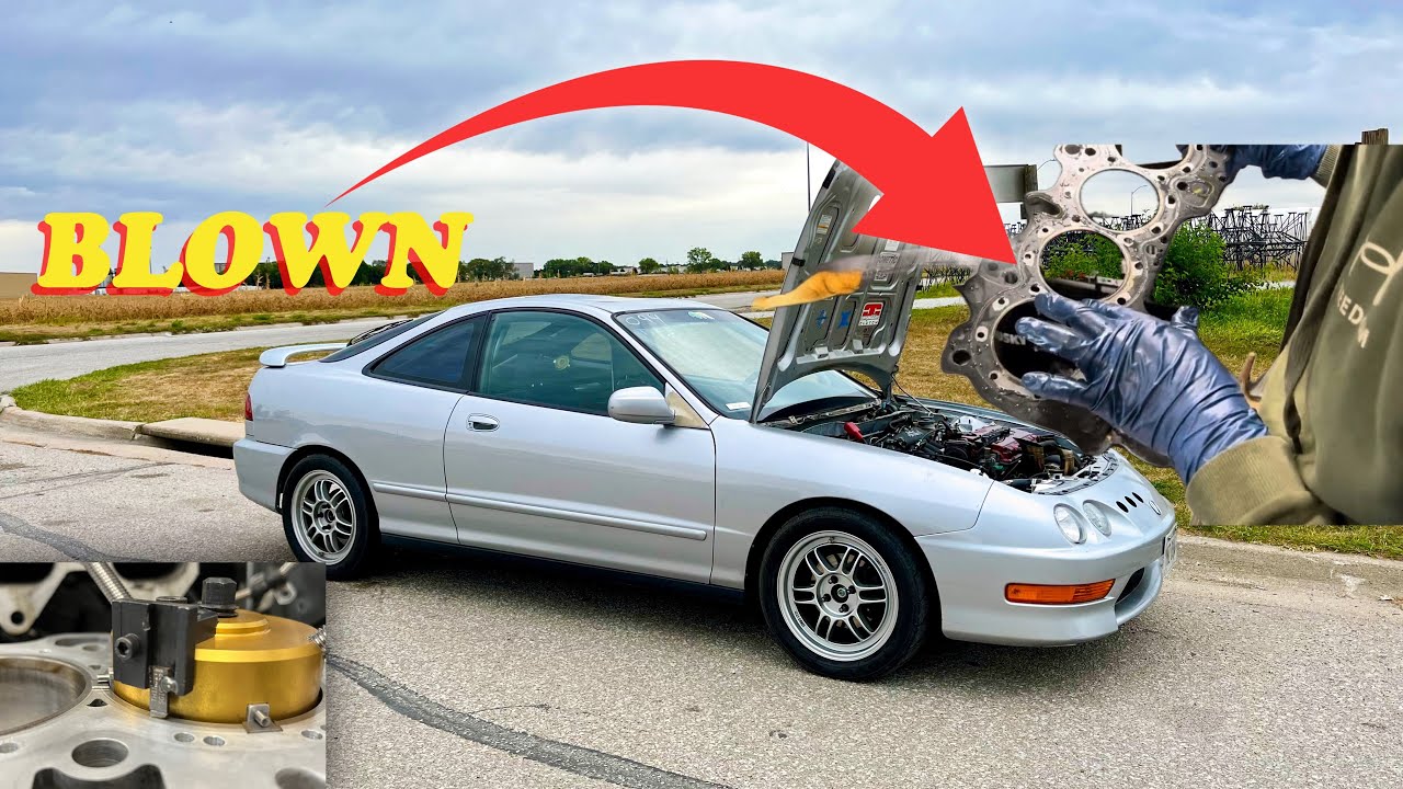 Fixing 600hp Acura Integra’s HEAD GASKET issues with a DIY tool.
