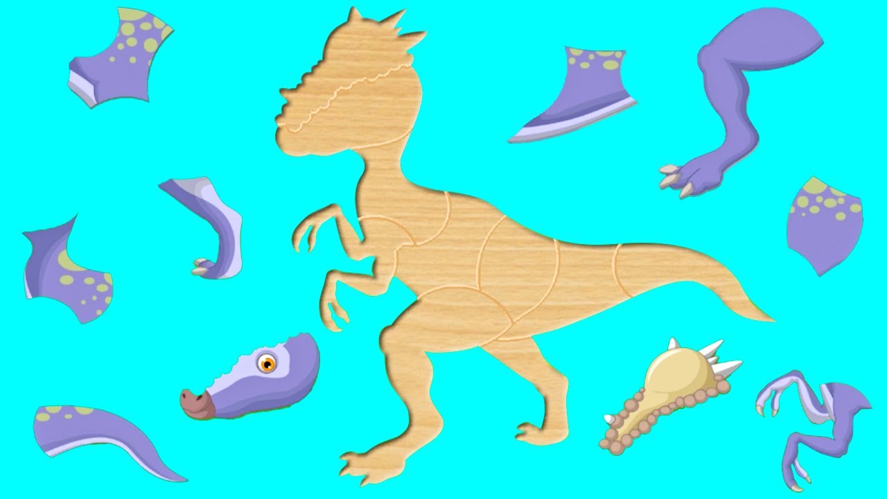 Juegos de Dinosaurios - Puzzles Infantiles - Juegos para Niños Pequeños