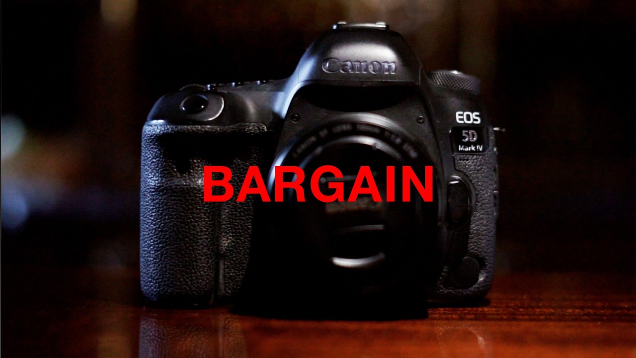 the canon 5d mark iv is a BARGAIN today