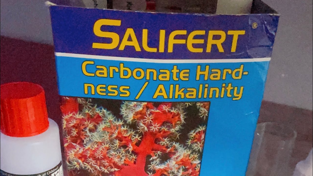 Salifert test kit, kh comment bien le faire.