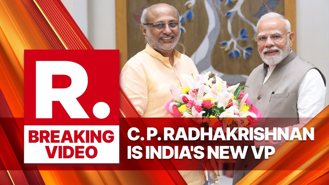 BREAKING: CP Radhakrishnan Becomes Vice President Of India
