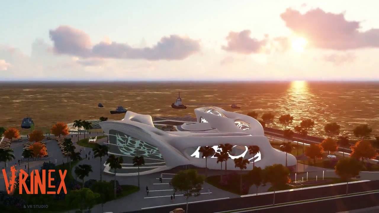 Marine Research center Animation