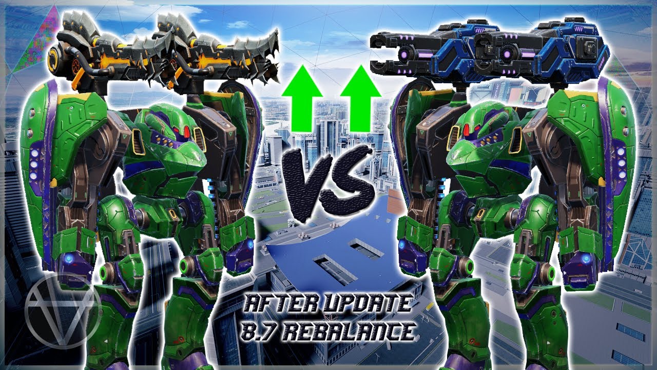 [WR] 🔥 Viper (buff) VS Nucleon (2x buff) – Mk3 Comparison | War Robots