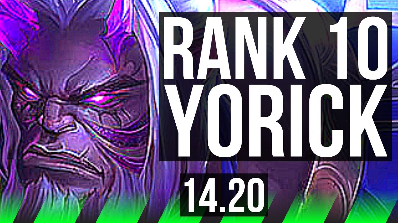 YORICK vs LEE SIN (JGL) | 7/2/6, Rank 10 Yorick, 500+ games | KR Diamond | 14.20