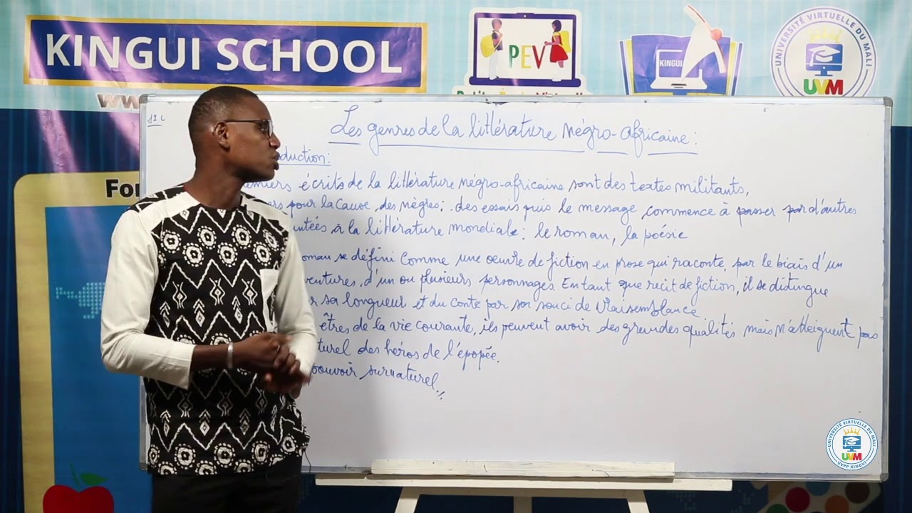Littérature NÉGRO AFRICAINE DE sacrifice 8ème Année