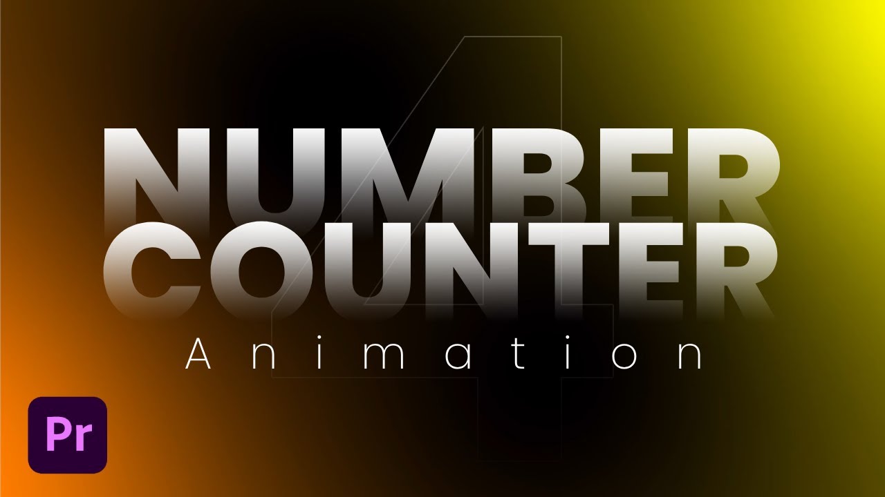 4 простых способа создать анимированный счетчик чисел в Premiere Pro