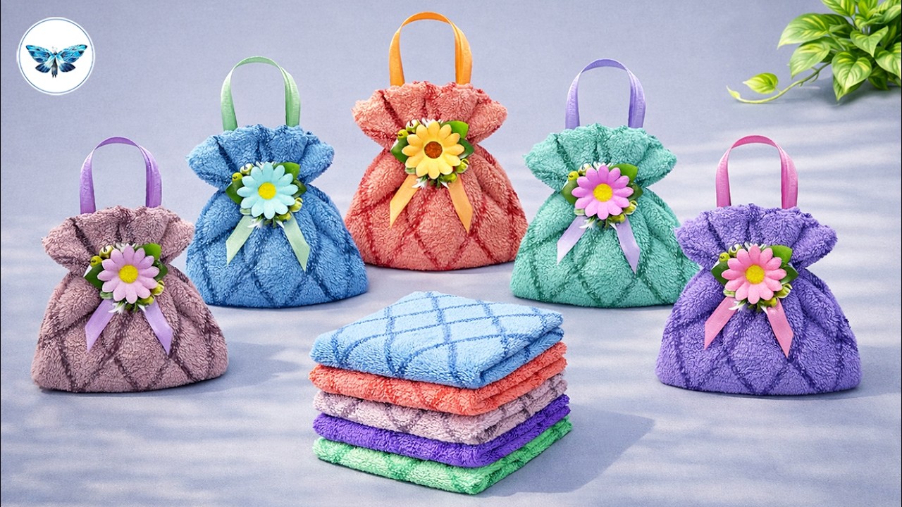 W 2 minuty! 😱 Bez kleju i bez szycia! 👜 Ręcznie robiony prezent na każdą okazję 🍬
