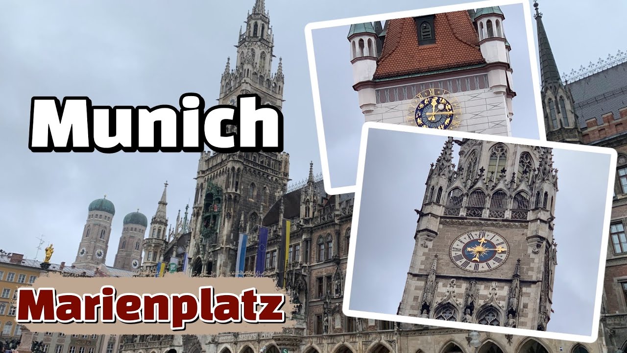 City of Munich - iconic New City Hall Marienplatz