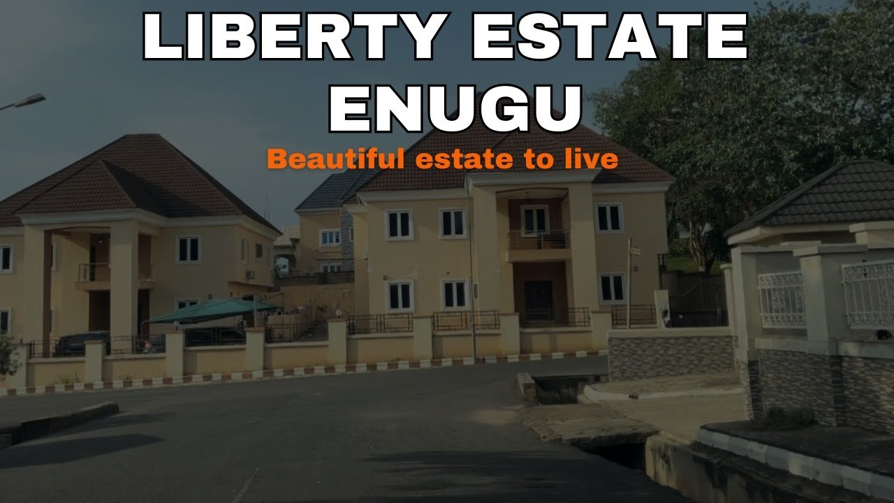 Inside a Luxurious Estate in Enugu|| Drive Through Liberty Estate Enugu