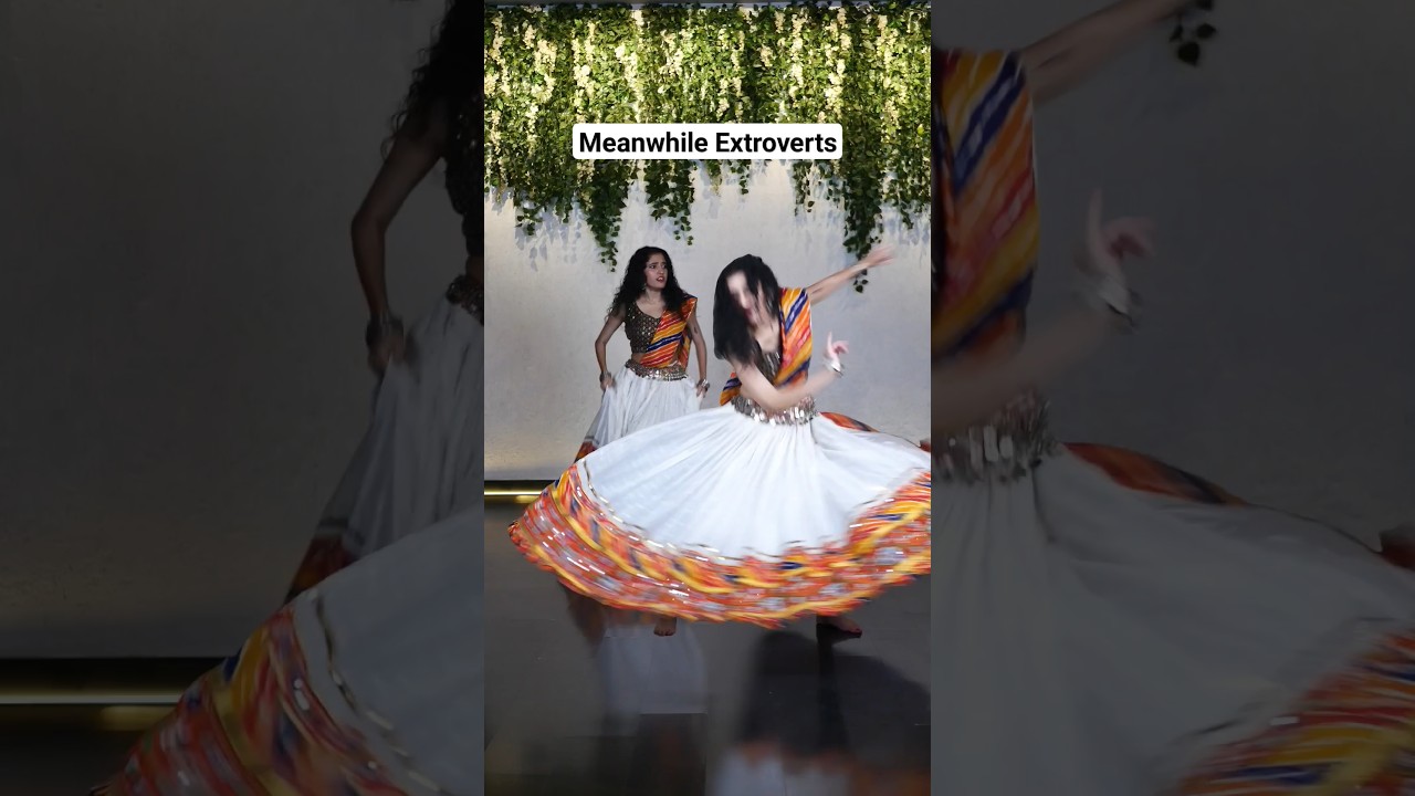 Introverts Vs Extroverts During Garba Nights #Garba #Shorts