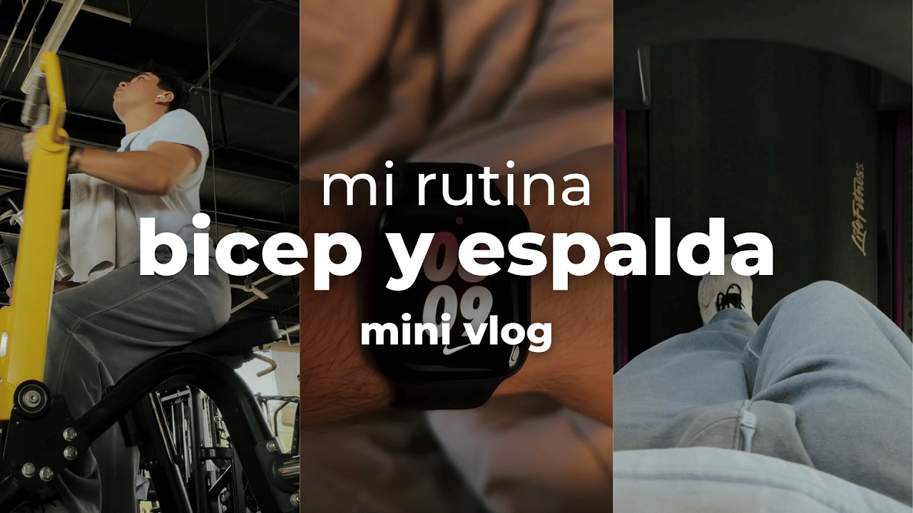 CASI ME ROMPO EL BRAZO EN EL GYM *clickbait* | Bicep y Espalda