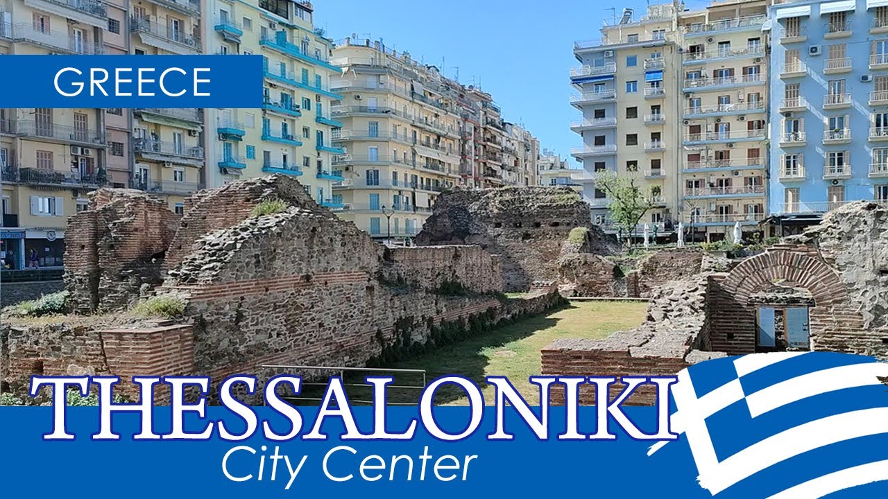 Walking in Thessaloniki (City Center), GREECE * April 2023