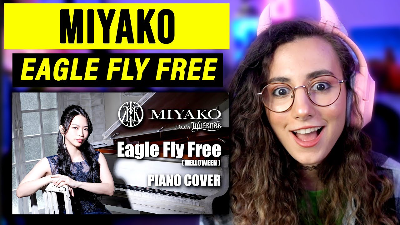 MIYAKO from LOVEBITES / Eagle Fly Free (HELLOWEEN) - PIANO COVER | Singer Reacts & Musician Analysis