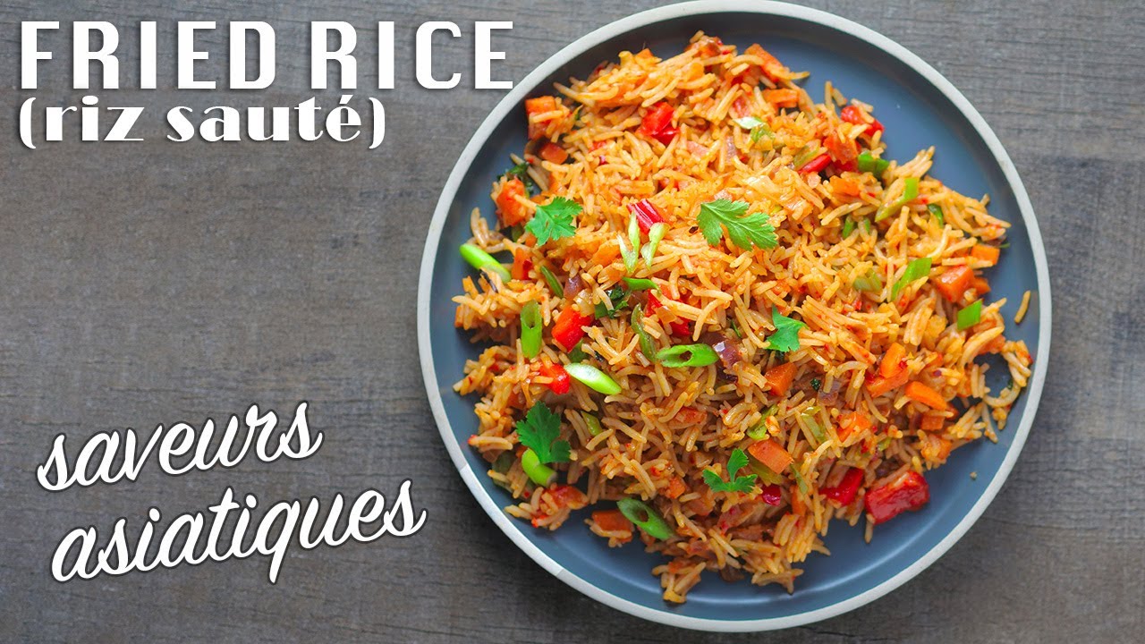 Recette Végétarienne Fried Rice (Riz Sauté) 𑁍 Pankaj Sharma