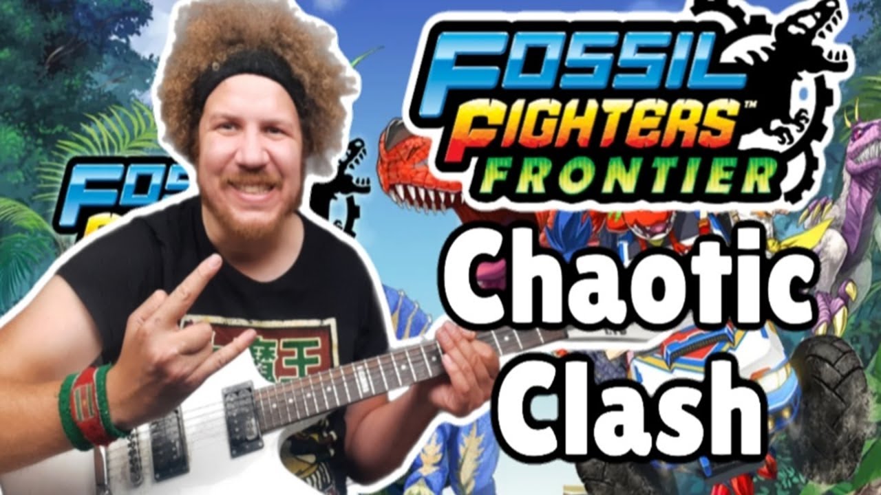 Fossil Fighters Frontier - Chaotic Clash (Rogue Vivosaur Battle) - Guitar Cover