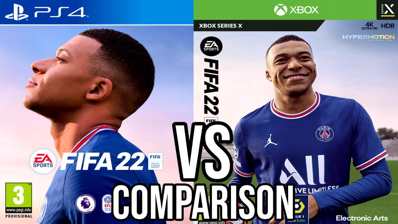 FIFA 22 PS4 против Xbox Series XS