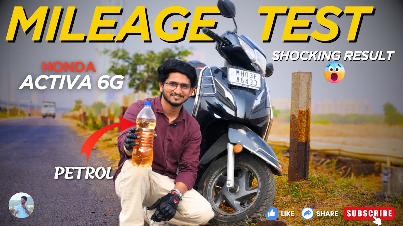 Honda Activa 6G ⛽ Mileage Test 🛵 | Real World Riding🛣️ | Honest Review 🔥#HondaActiva6G #MileageTest