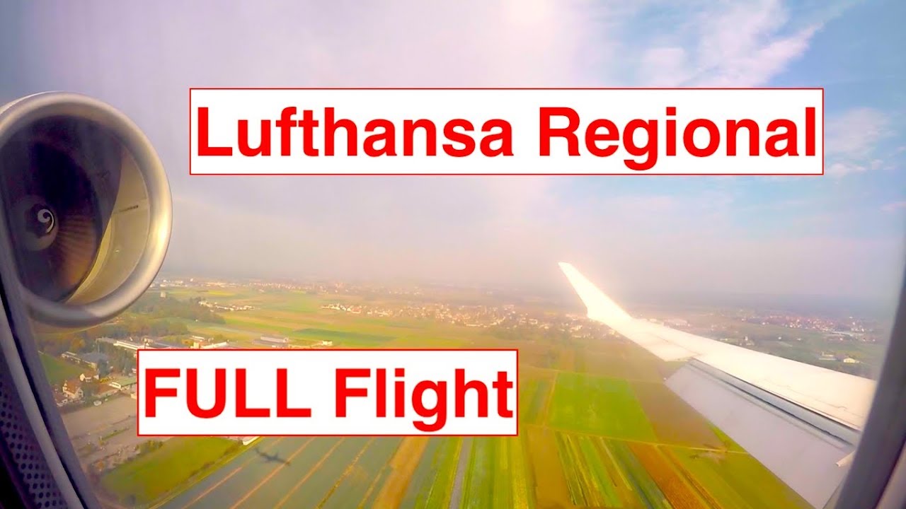 Lufthansa Regional || FULL FLIGHT - Time Lapse - Experience || CRJ900 Next Gen