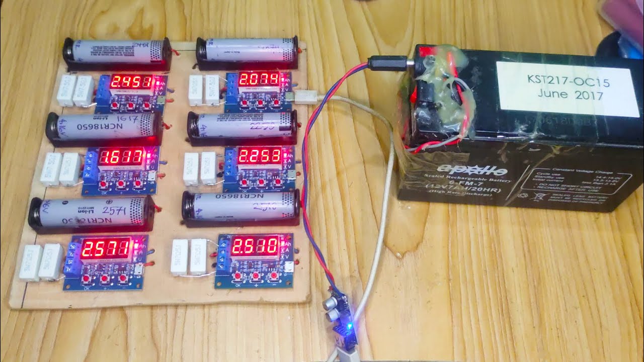 DIY 6 Cell 18650 Capacity Testing Station || Zb2L3 Battery Checker / Analyzer / Discharging station