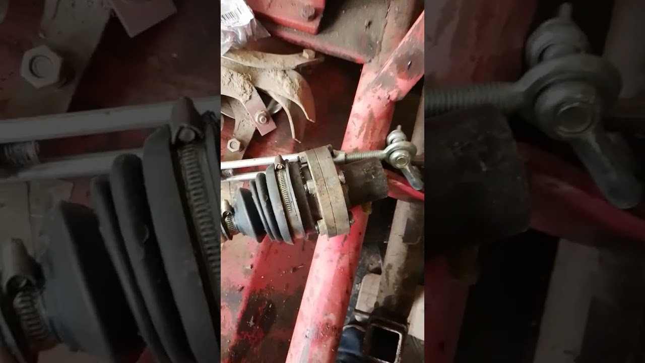 Кардан на привод почвофрезы Синтай-120 из ШРУС  и Вала рулевого управления с втулкой МТЗ 80/82.