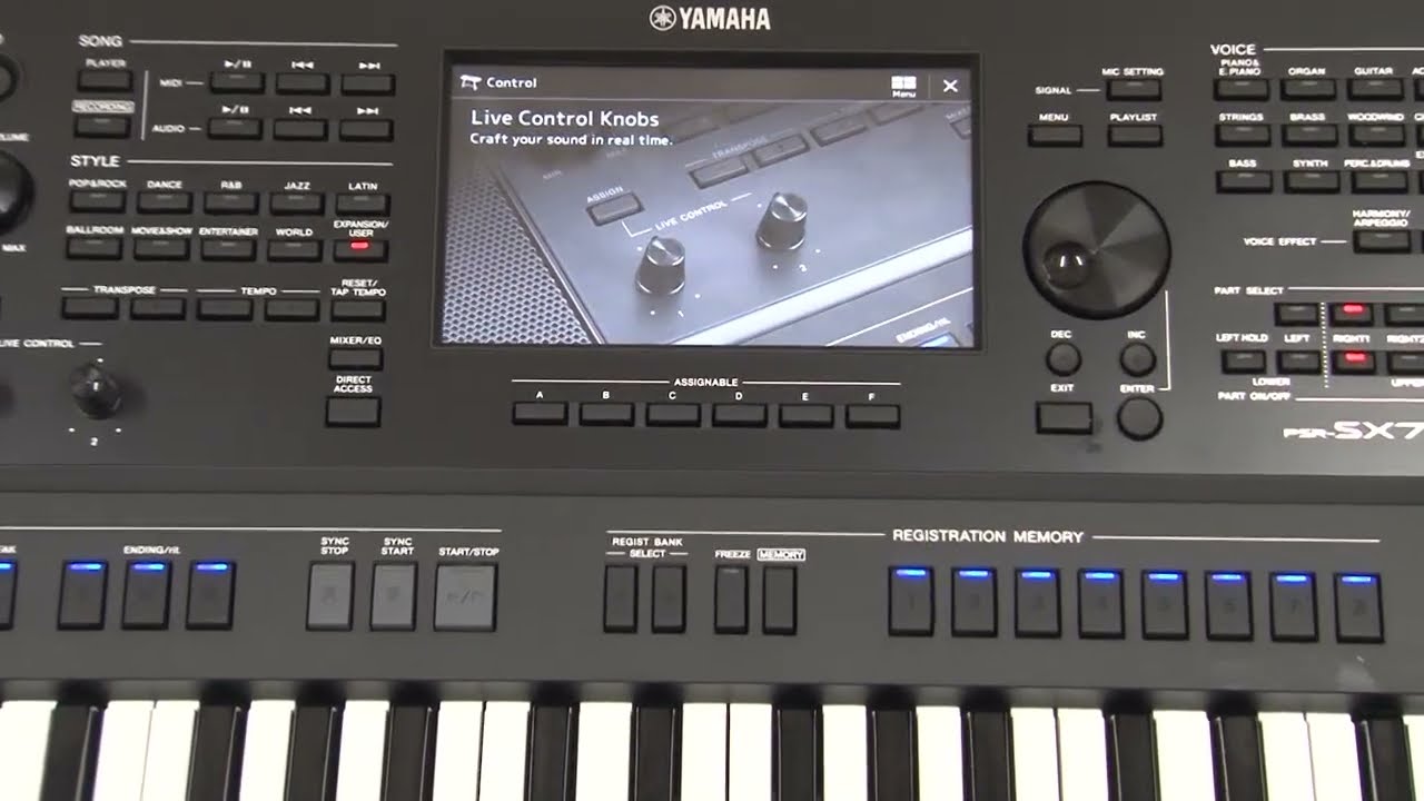 YAMAHA PSR SX700 sonidos pianos para los k m pidieron este video
