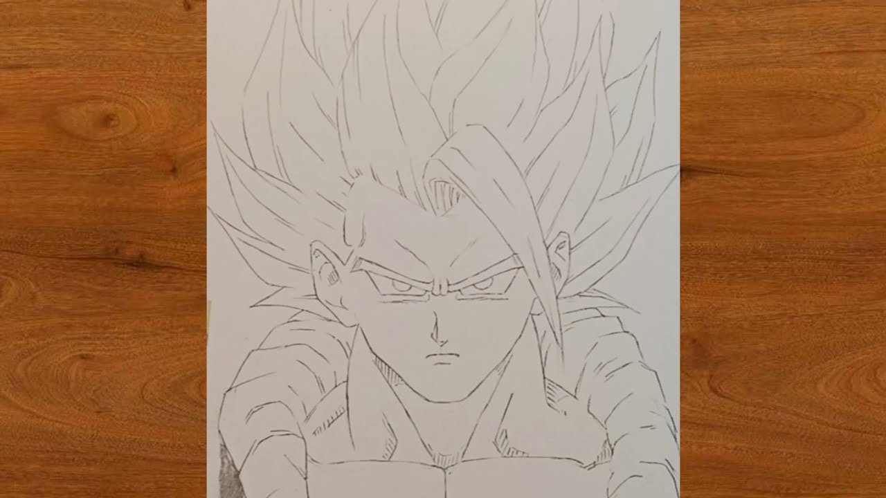 How to draw Gogeta Dragon Ball Z