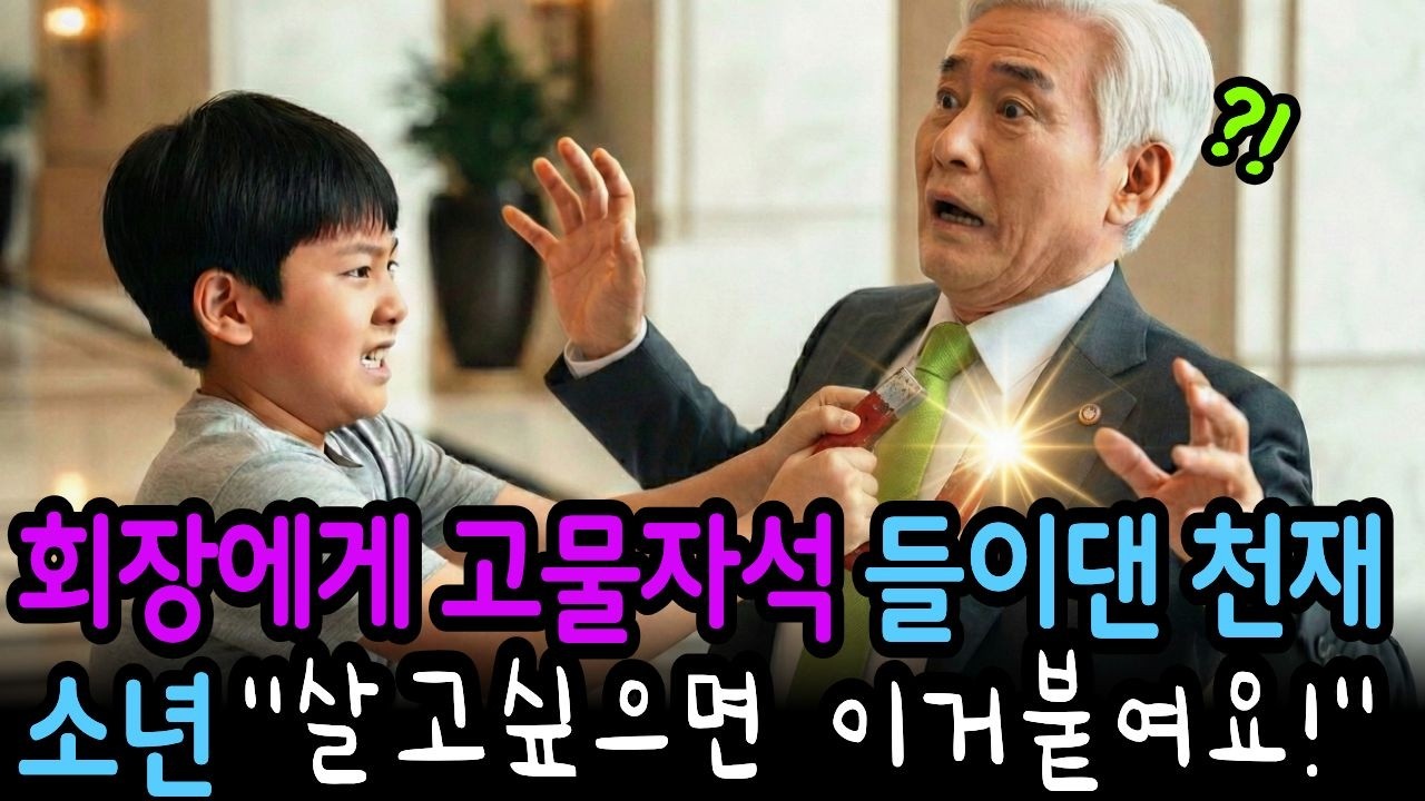 고물상 천재꼬마가 붙인 자석이 재벌회장을 구하다? 재벌회장 가슴에 '고물 자석' 들이댄 천재소년의 충격적 정체ㅣ인생사연ㅣ노후사연ㅣ시니어 사연ㅣ오디오북ㅣ사연라디오ㅣ인생이야기ㅣ감동사연