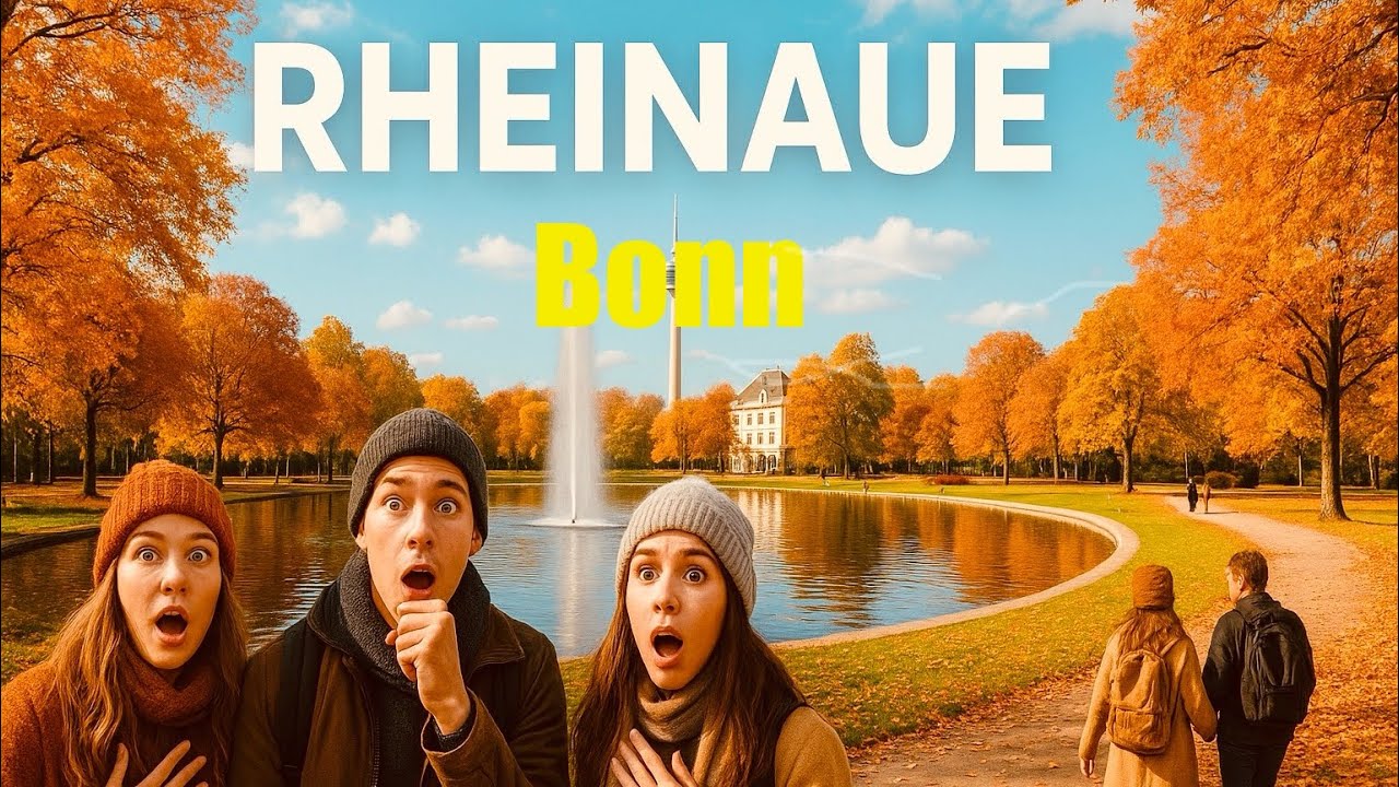 Bonn's🌳 Green Heart: Exploring 4K-60fps Rheinaue Park Germany(DE) 🇩🇪| Walking tours & Hidden Gems