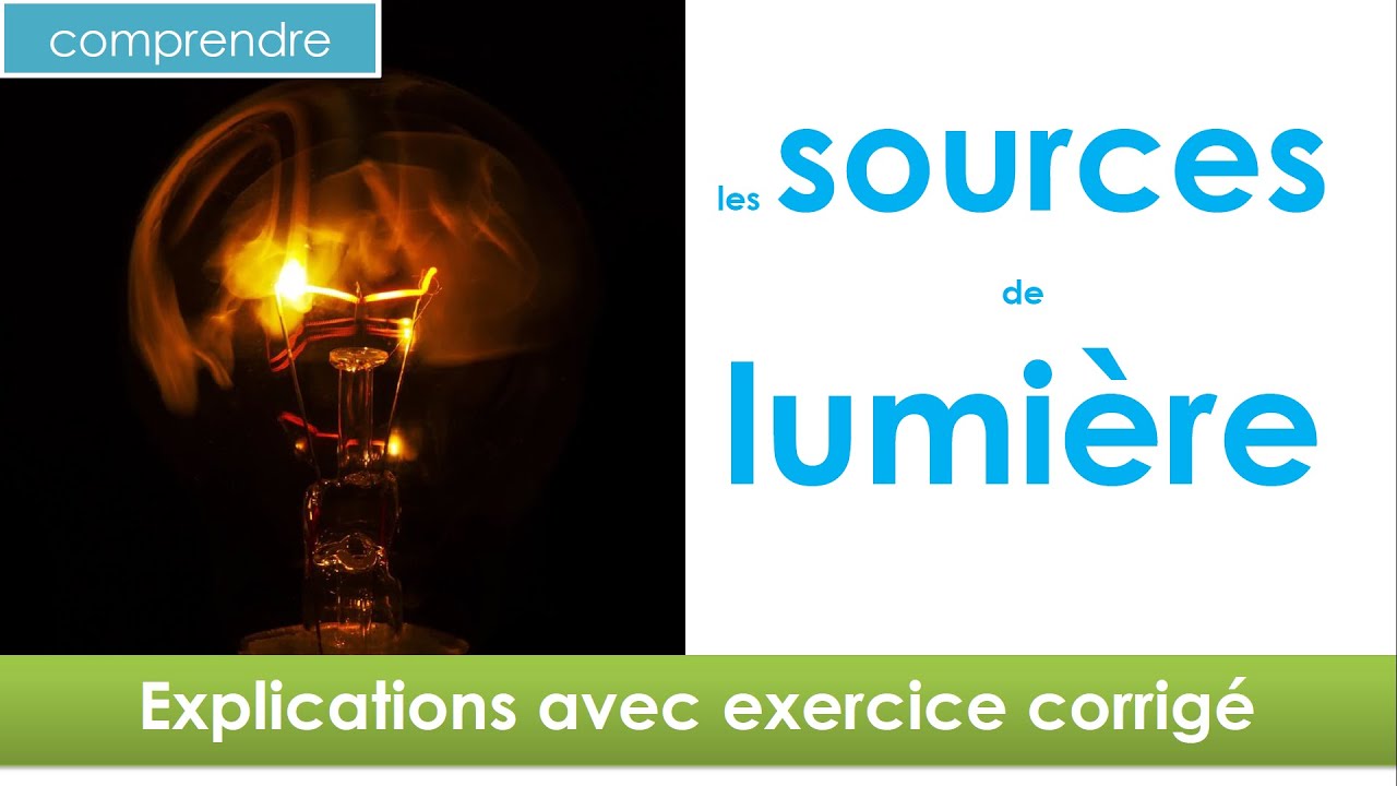 Sources de lumières (définitions, exercice) 🔭🌈 : astronomie et optique collège (niveau 5ème et plus)
