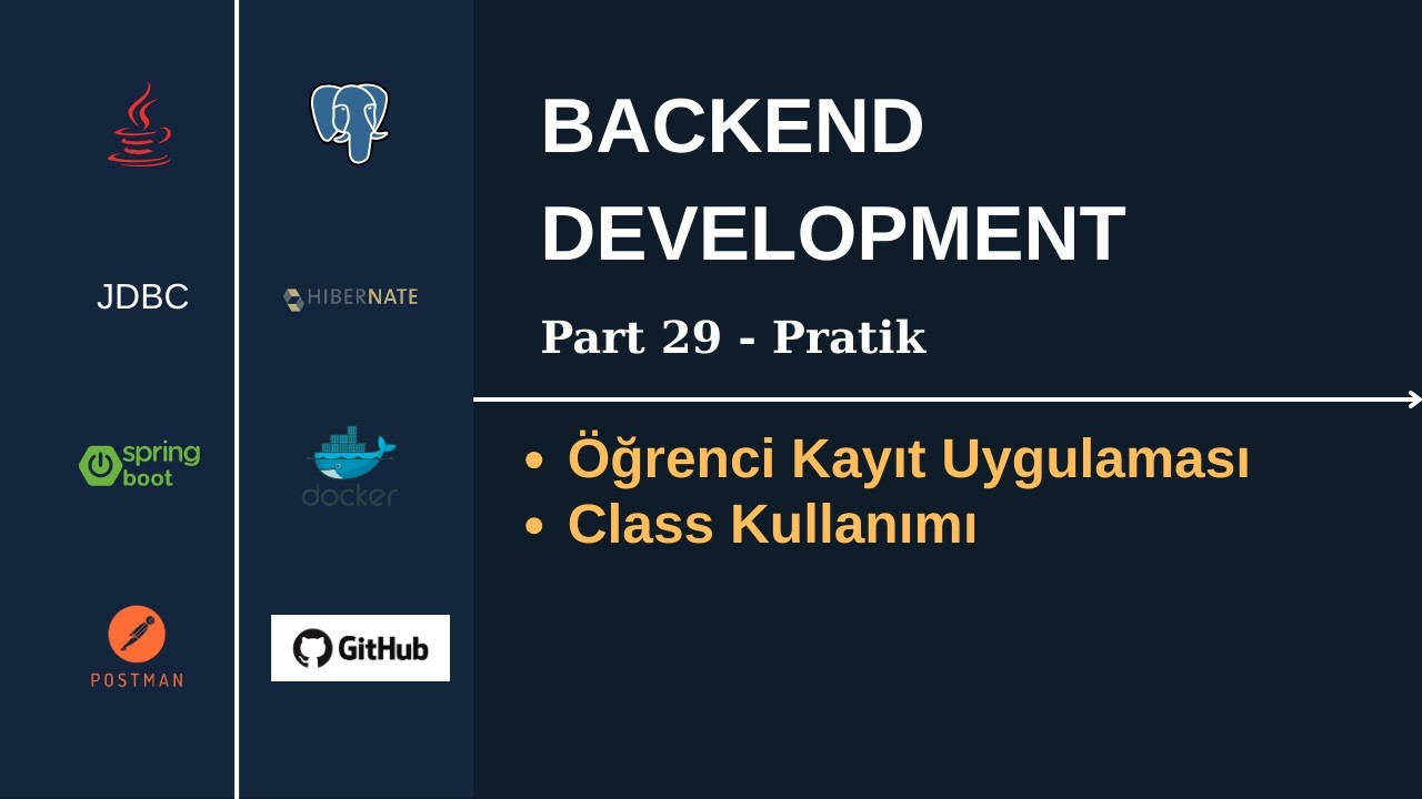 Class | Öğrenci Kayıt Uygulaması | Pratik #JD Part 29